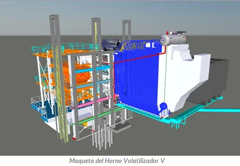Horno Volatilizador V - Vista Detalle